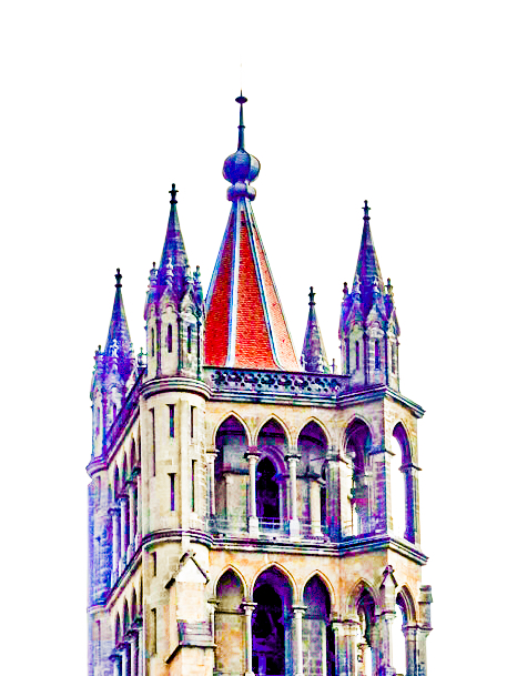 Cathédrale de Lausanne Pixelisée