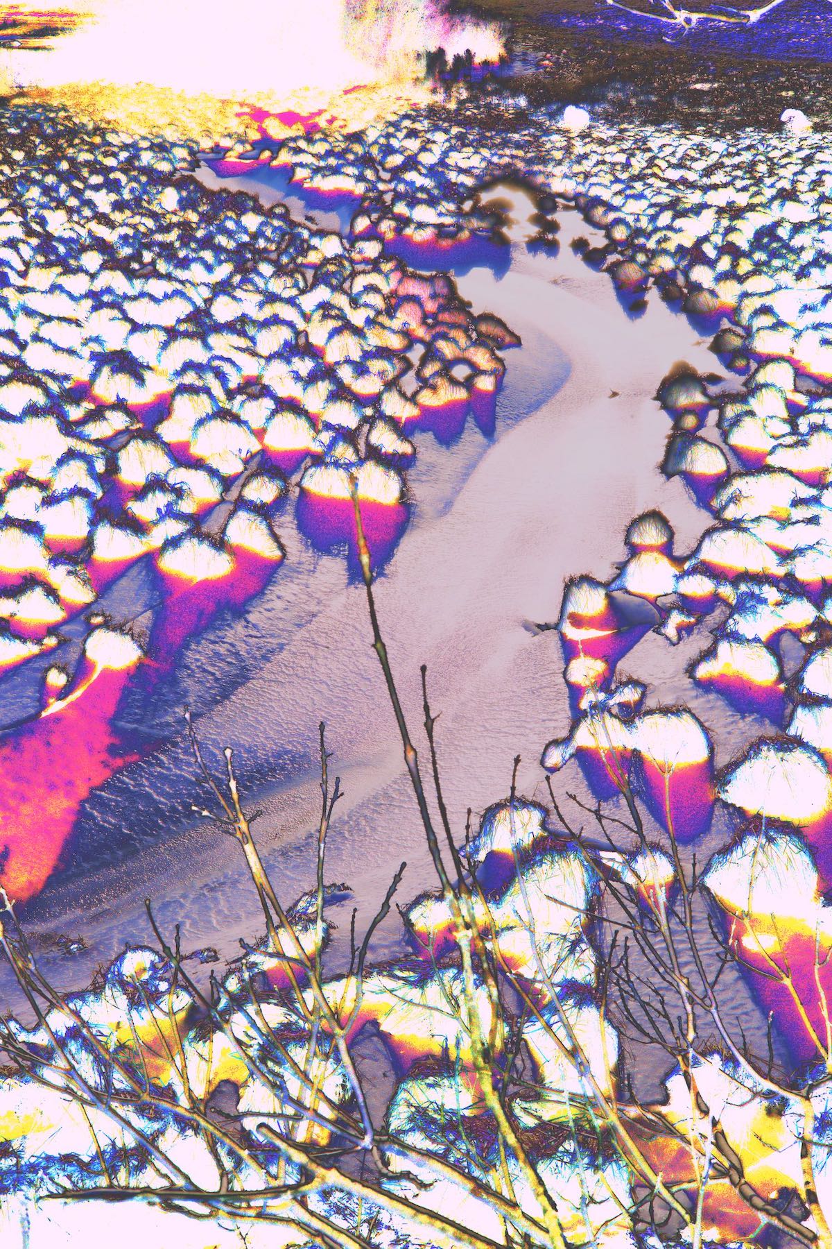 Rivière gelée